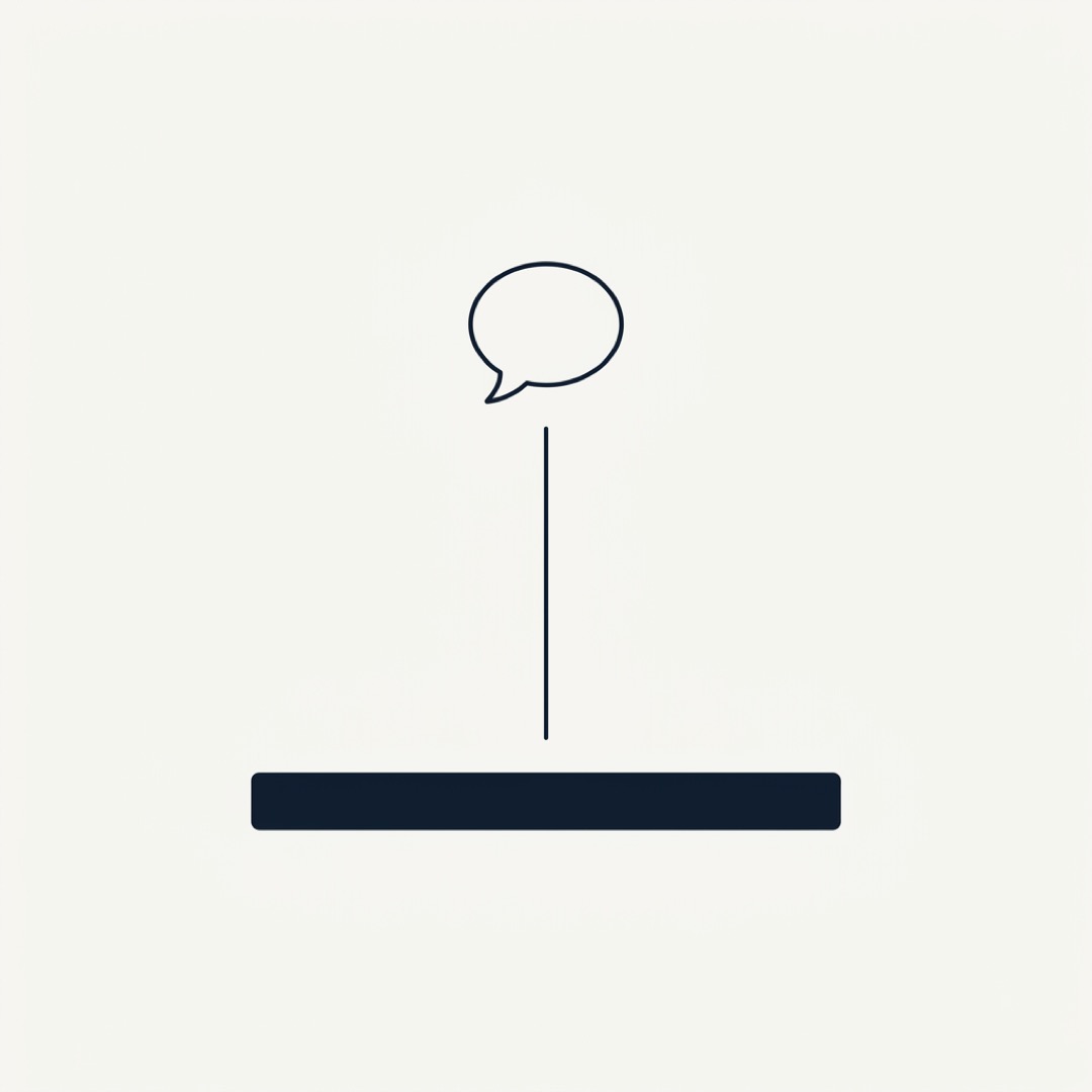 Conversation rests on a hidden substrate.