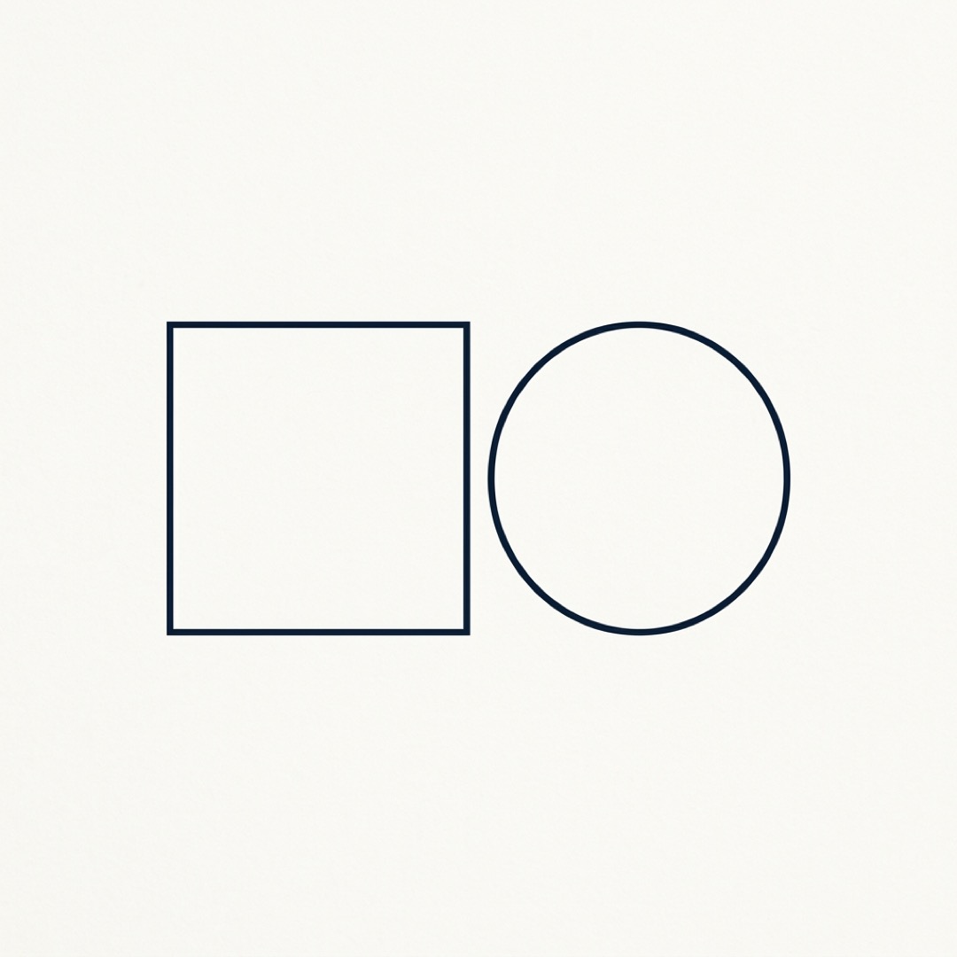 Two shapes that don't quite fit. The right tool for one job.